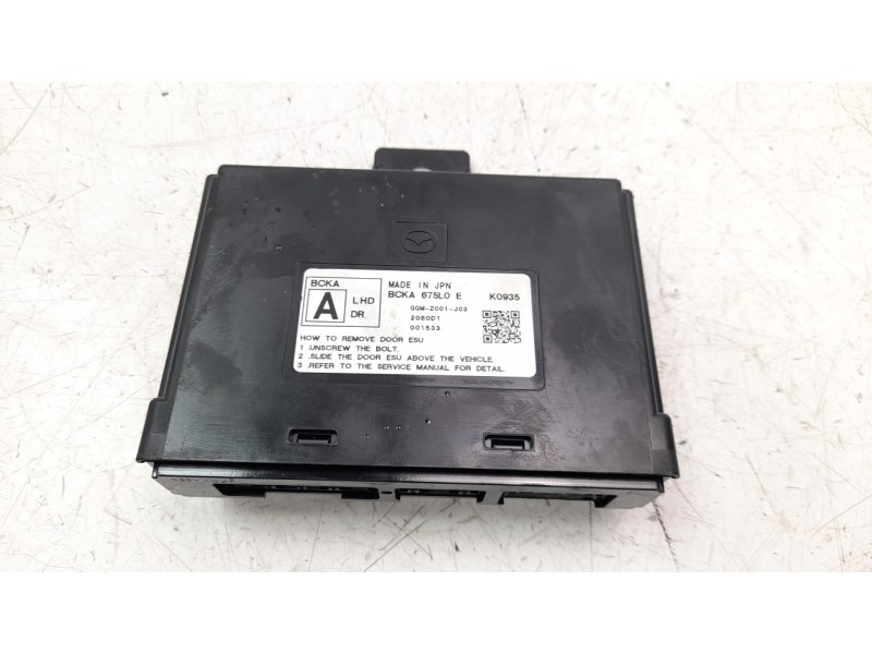 Recambio de modulo confort para mazda 3 sedán (bp) referencia OEM IAM BCKA675LOE  