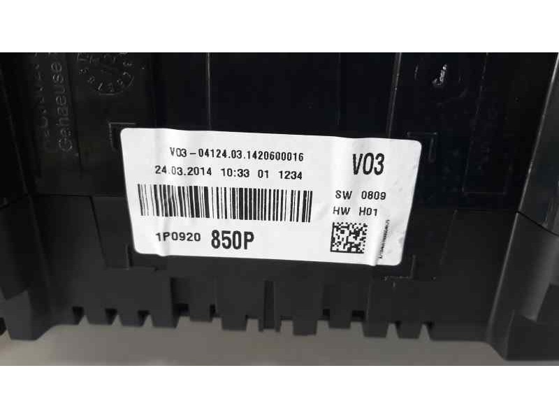 Recambio de cuadro instrumentos para seat altea xl (5p5) i-tech referencia OEM IAM 1P0920850P  