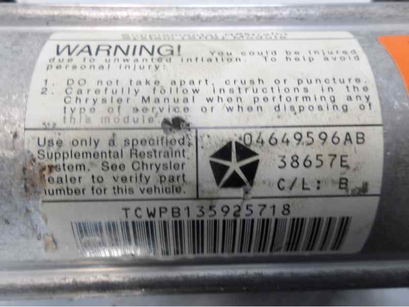 Recambio de airbag delantero derecho para chrysler 300 m (lr) 3.5 v6 referencia OEM IAM 04649116AD  
