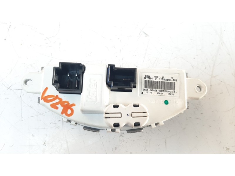 Recambio de resistencia calefaccion para bmw serie 3 lim. (f30) 2.0 turbodiesel referencia OEM IAM 927025401 T1016251Q 