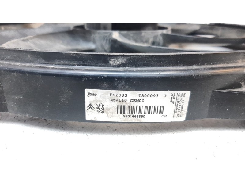 Recambio de electroventilador para citroen c4 cactus origins referencia OEM IAM 9801666680 47337 102GA200319