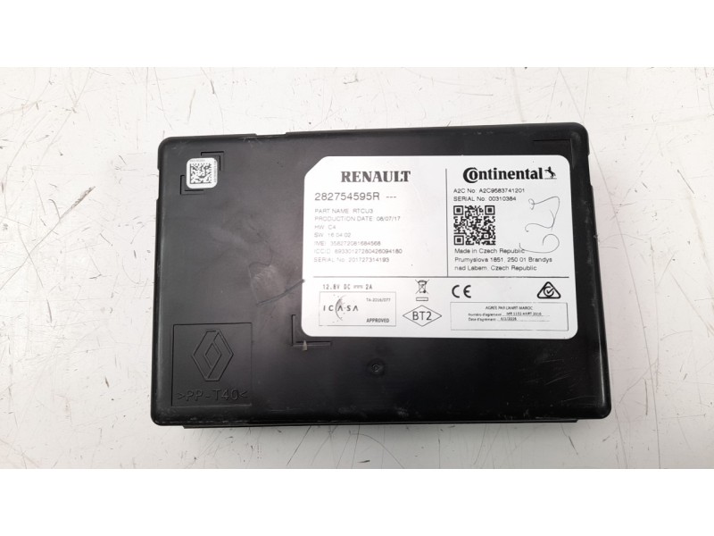 Recambio de modulo electronico para renault scenic iv 1.2 tce energy referencia OEM IAM 282754595R  