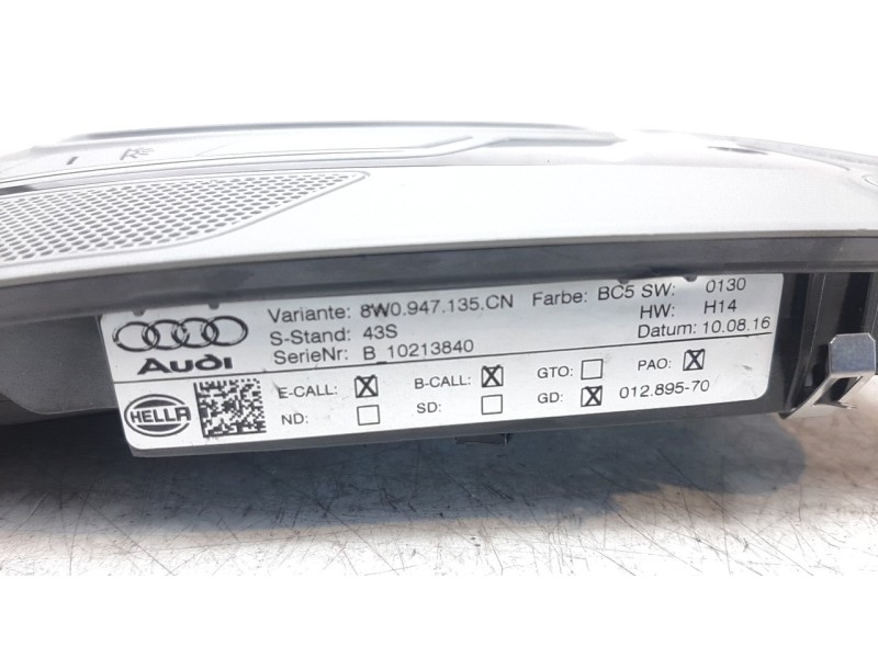 Recambio de luz interior para audi a4 avant (8w5) básico referencia OEM IAM 8W0947135CN  