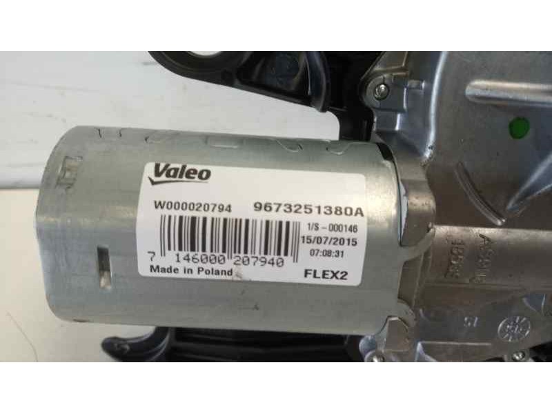 Recambio de motor limpia trasero para peugeot 208 1.6 blue-hdi fap referencia OEM IAM 96732551380A W000020794 
