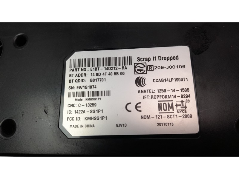 Recambio de modulo electronico para ford ecosport 1.5 ti-vct cat referencia OEM IAM E1BT14D212RA  
