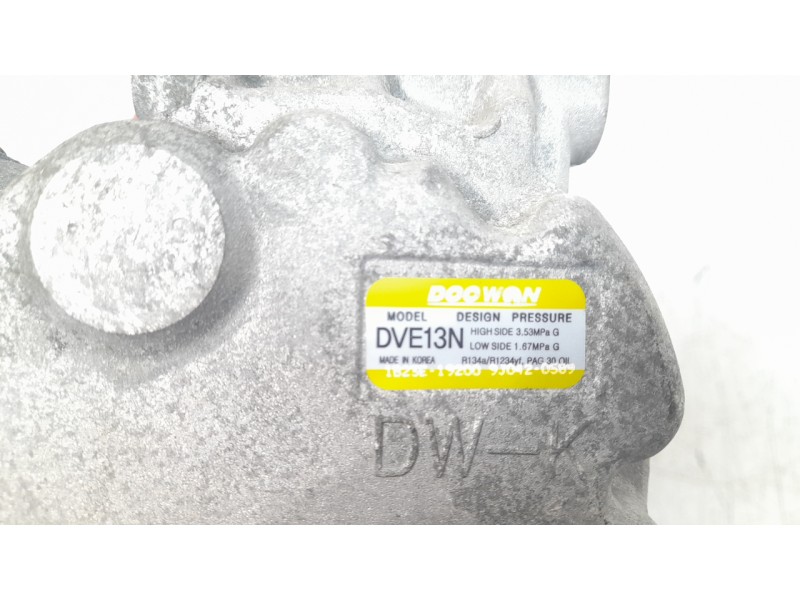 Recambio de compresor aire acondicionado para hyundai kona 1.0 tgdi cat referencia OEM IAM 1B23E19200  