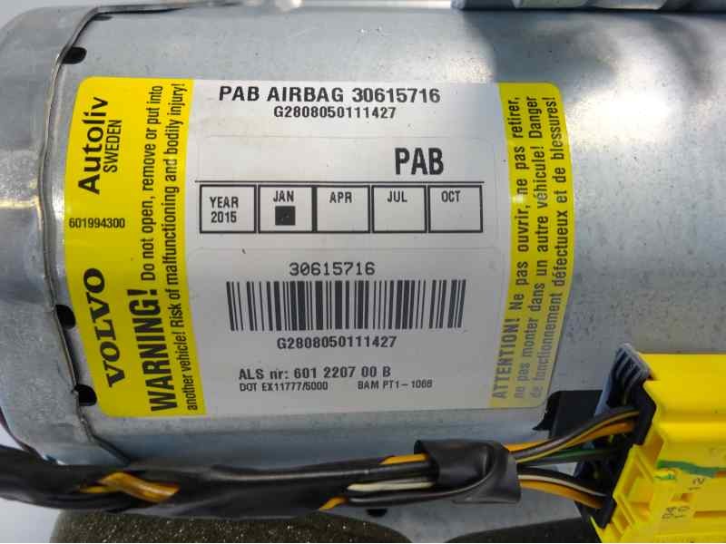 Recambio de airbag delantero derecho para volvo v50 familiar 2.0 d kinetic referencia OEM IAM 30615716  