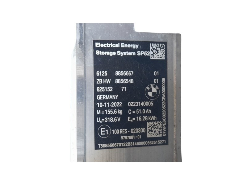 Recambio de bateria para bmw serie 2 active tourer (u06) 225 e xdrive referencia OEM IAM 61258856667 61278834032 