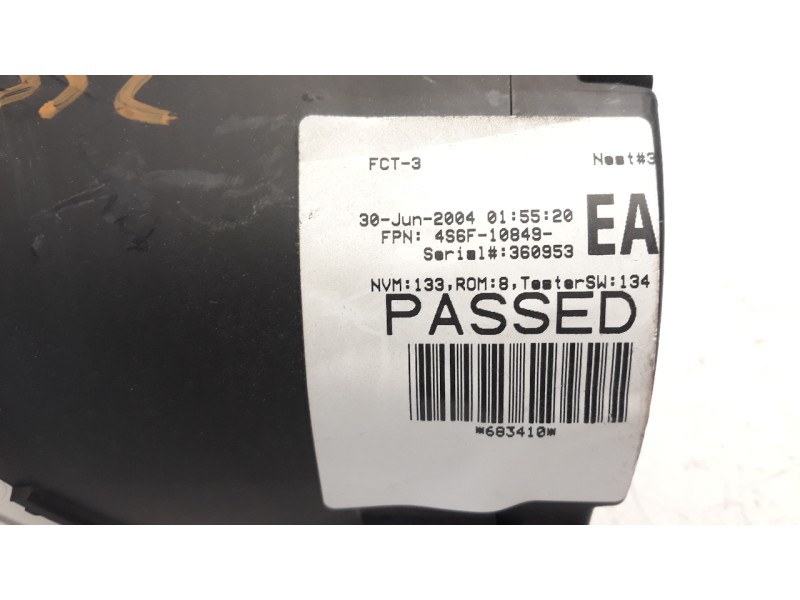 Recambio de cuadro instrumentos para ford fiesta (cbk) 1.4 16v cat referencia OEM IAM 4S6F10849EA  