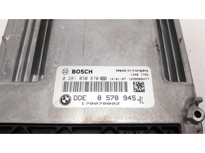 Recambio de centralita motor uce para bmw serie 1 lim. (f20) 116d referencia OEM IAM 8578945 0281030870 