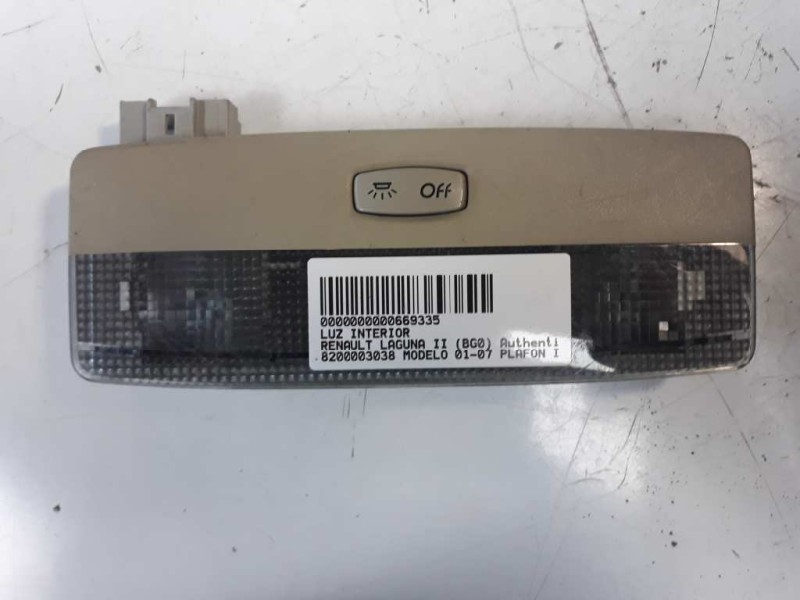 Recambio de luz interior para renault laguna ii (bg0) authentique referencia OEM IAM 8200003038  
