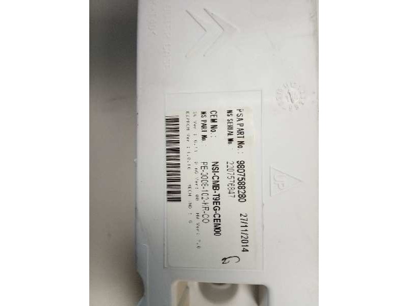 Recambio de cuadro instrumentos para peugeot 308 referencia OEM IAM 9807588280  