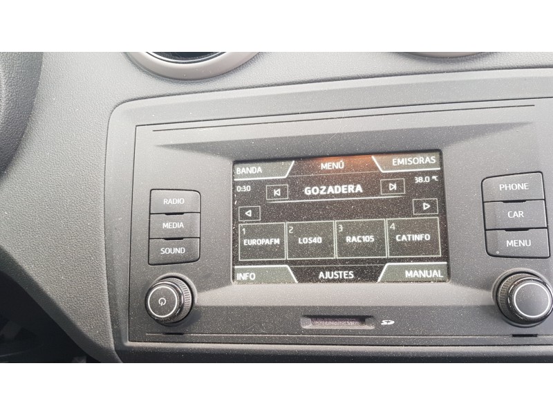 Recambio de sistema audio / radio cd para seat ibiza (6j5) 1.2 tsi referencia OEM IAM 5F0035888B  