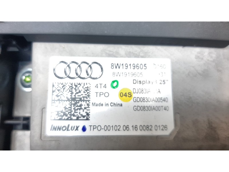 Recambio de sistema navegacion gps para audi a4 avant (8w5) básico referencia OEM IAM 8W1919605  