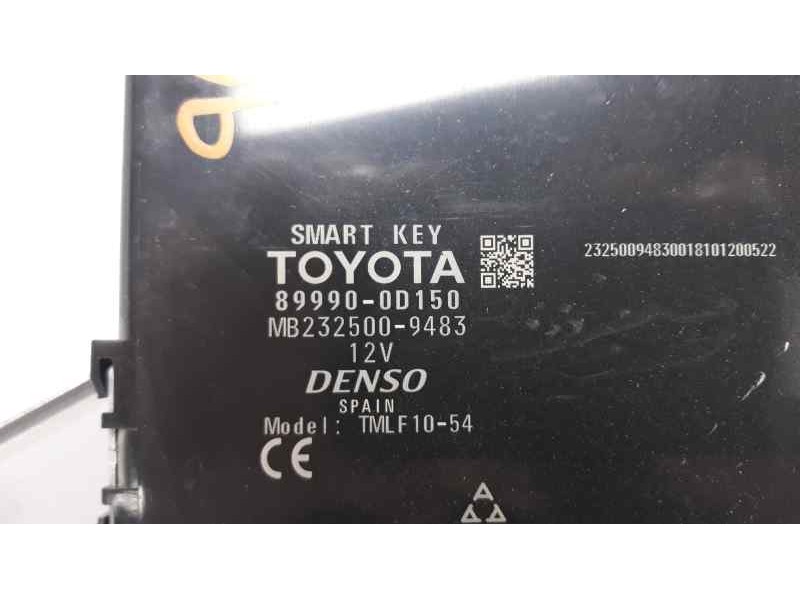 Recambio de centralita cierre para toyota yaris hybrid active referencia OEM IAM 899900D150 MB2325009483 