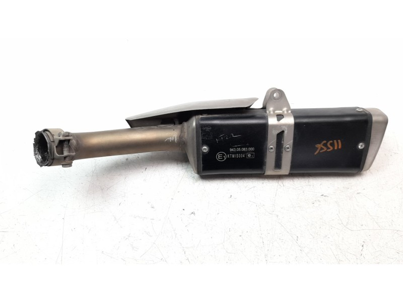 Recambio de silenciador trasero para ktm 390 duke 390 duke referencia OEM IAM 94305083000  