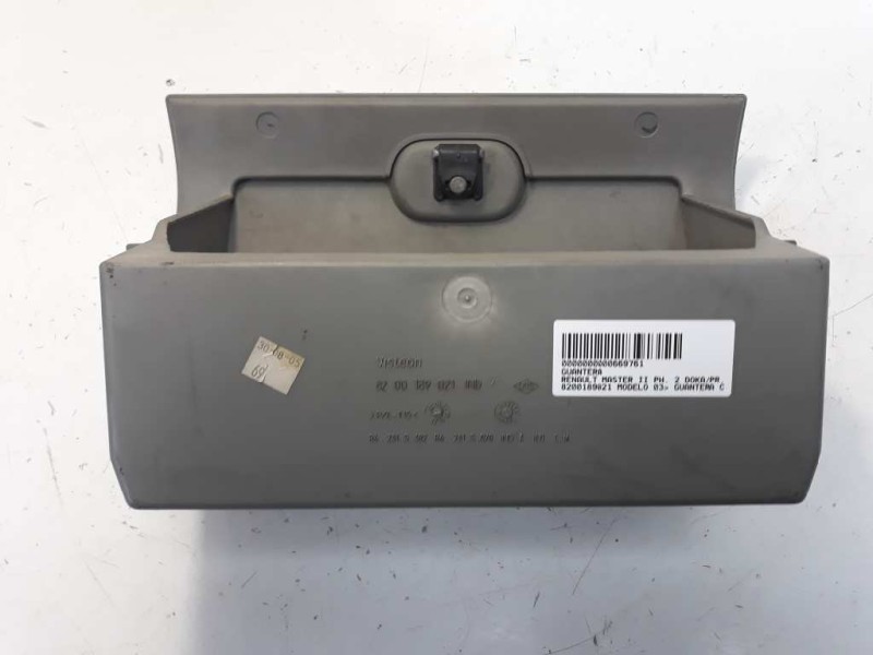 Recambio de guantera para renault master ii ph. 2 doka/pr. fgst caja abierta batalla 3578 mm referencia OEM IAM 8200189021  