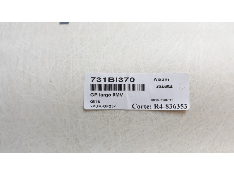 Recambio de techo interior para aixam uv/51/af0a s9 referencia OEM IAM 731BI370  