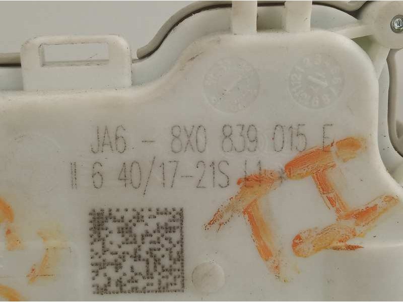 Recambio de cerradura puerta trasera izquierda para audi a1 sportback (8xf) attraction referencia OEM IAM 8X0839015E  