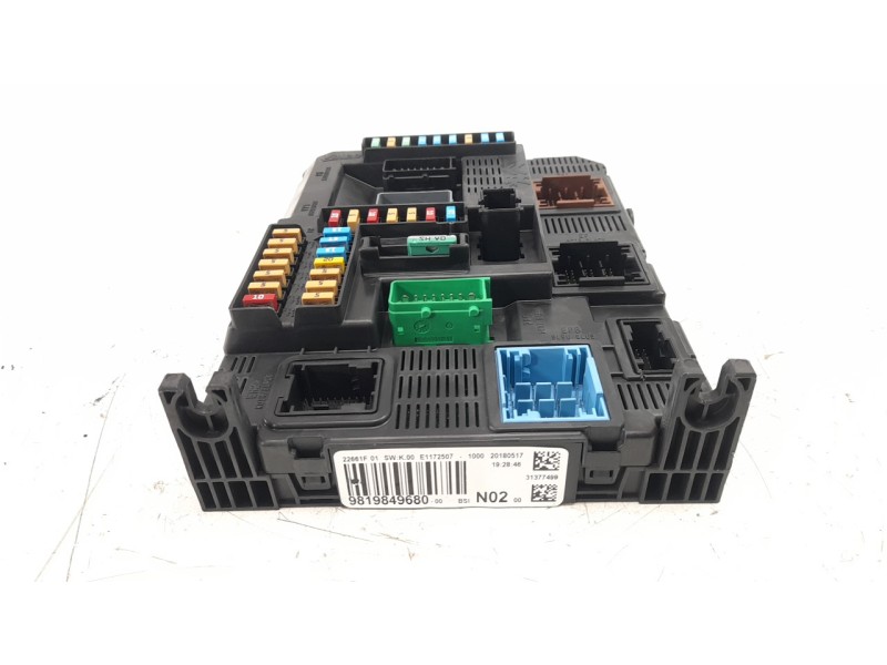 Recambio de caja reles / fusibles para citroen c-elysée 1.6 blue-hdi fap referencia OEM IAM 9819849680  