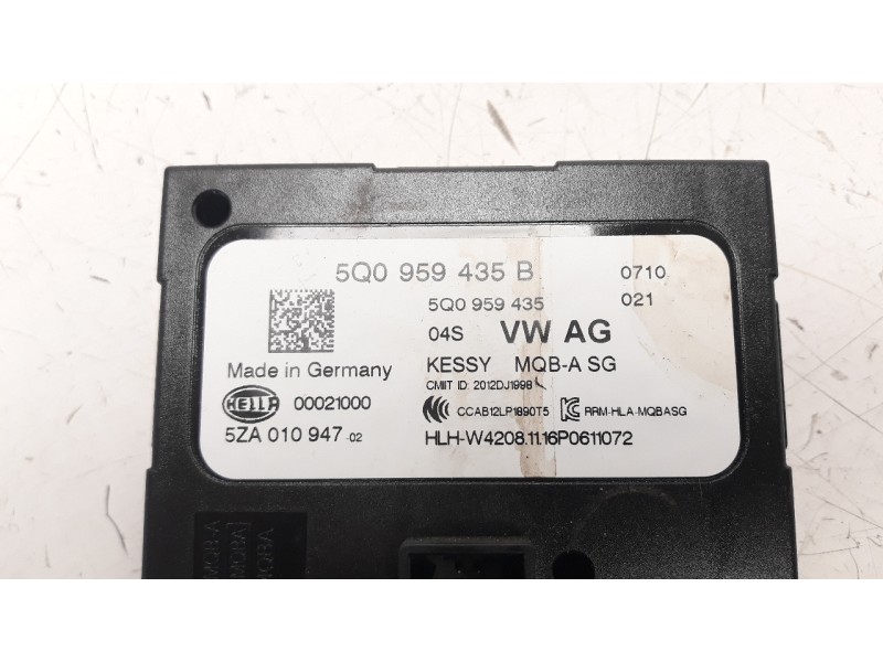 Recambio de centralita cierre para seat toledo (kg3) 1.2 tsi referencia OEM IAM 5Q0959435B  