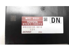 Recambio de modulo electronico para toyota yaris hybrid active referencia OEM IAM 892210D870   2