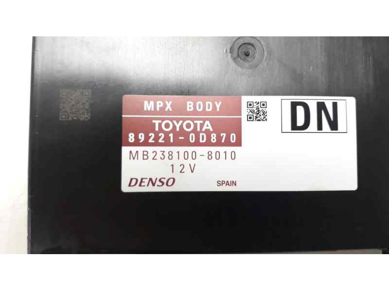 Recambio de modulo electronico para toyota yaris hybrid active referencia OEM IAM 892210D870  