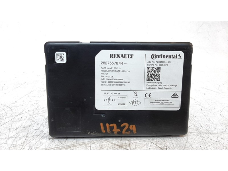 Recambio de modulo electronico para renault clio iv referencia OEM IAM 282755767R  