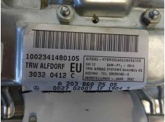 Recambio de airbag lateral izquierdo para mercedes-benz clase c (w203) berlina 270 cdi (203.016) referencia OEM IAM 2038602505   2