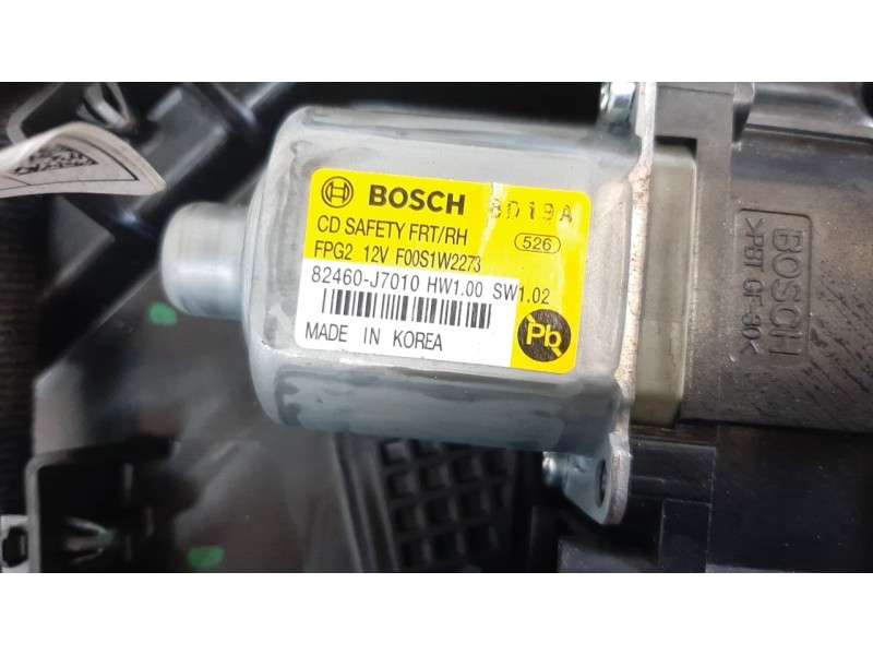 Recambio de elevalunas delantero derecho para kia ceed 1.0 tgdi cat referencia OEM IAM 82481J7000  