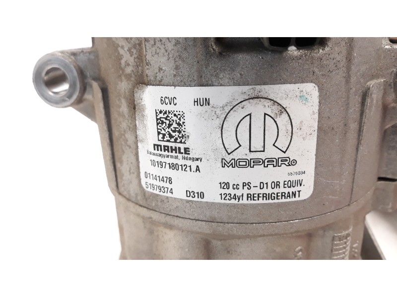 Recambio de compresor aire acondicionado para jeep compass ii 1.4 m-air cat referencia OEM IAM 51979374 320131 