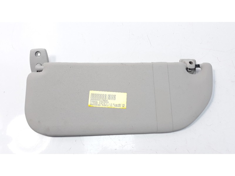 Recambio de parasol izquierdo para citroen c-elysée 1.6 blue-hdi fap referencia OEM IAM 98000904BJ  