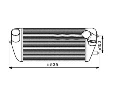 Recambio de intercooler para kia carnival 2.9 crdi vgt active referencia OEM IAM 281904X90X 3930094400 9490930502