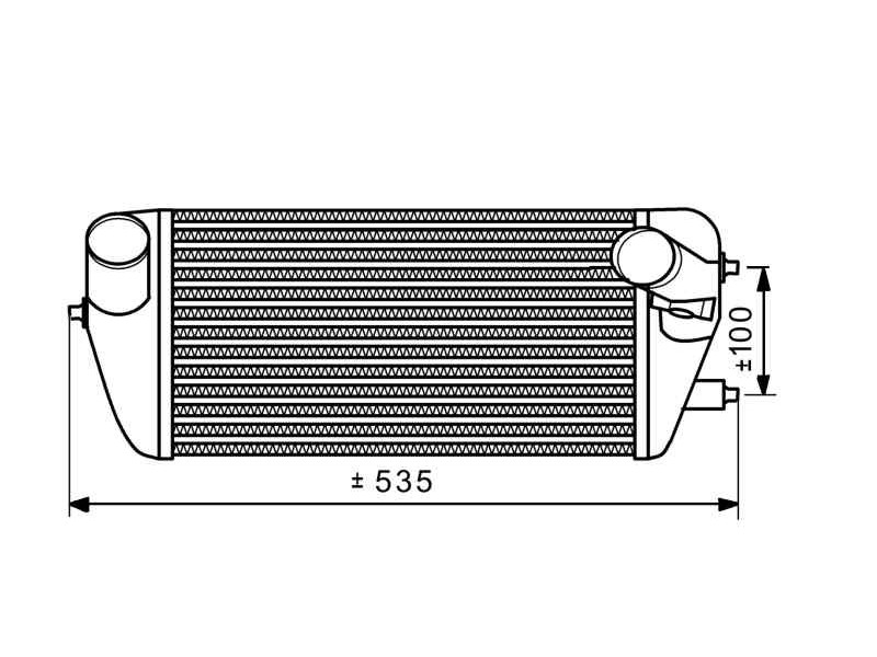 Recambio de intercooler para kia carnival 2.9 crdi vgt active referencia OEM IAM 281904X90X 3930094400 9490930502