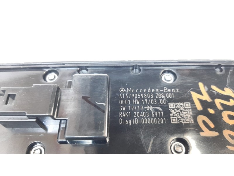 Recambio de mando elevalunas delantero izquierdo para mercedes-benz cla-klasse (bm 118) cla 250 e (118.385) referencia OEM IAM A