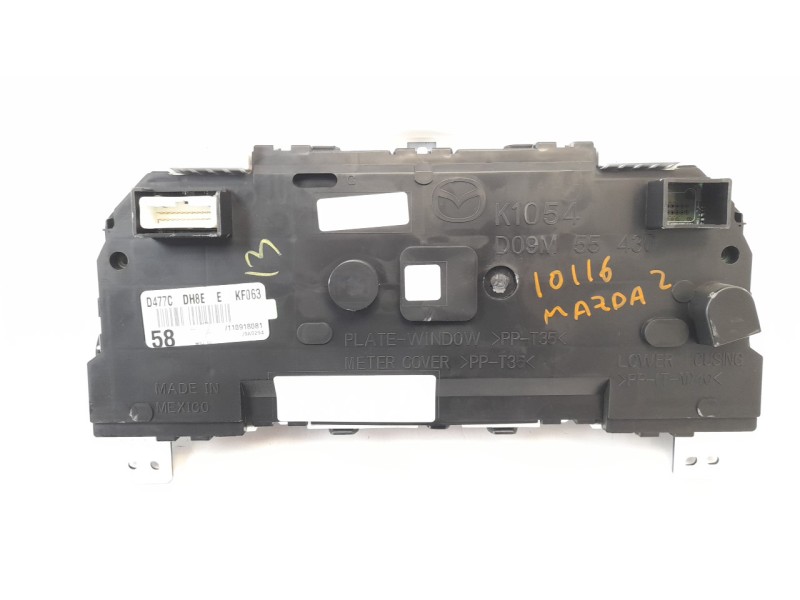 Recambio de cuadro instrumentos para mazda 2 lim. () 1.5 16v cat referencia OEM IAM D477C  