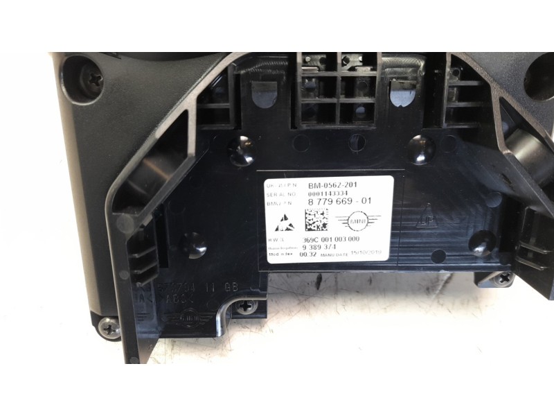 Recambio de cuadro instrumentos para mini countryman (f60) cooper s e all4 referencia OEM IAM 62108779669  