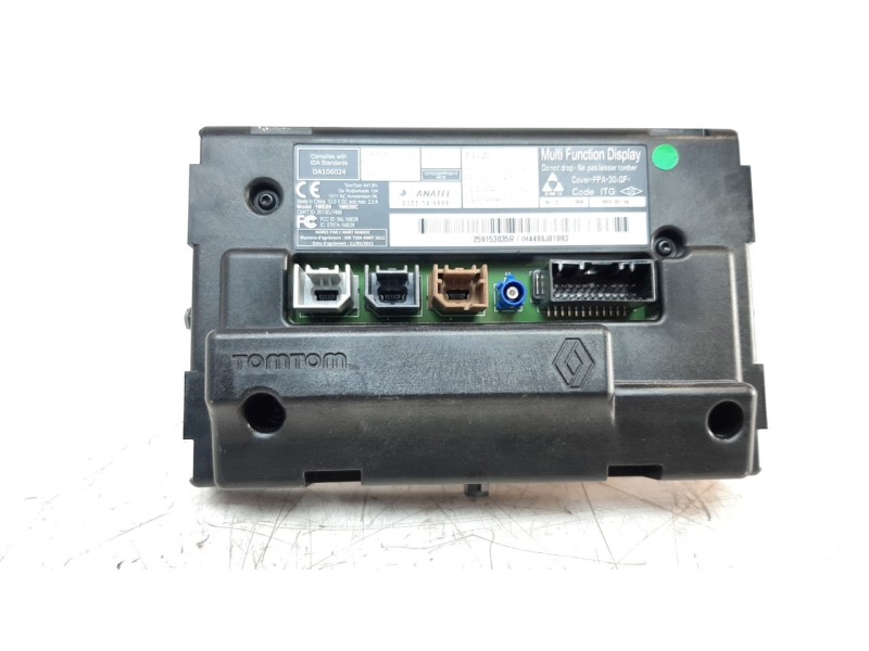 Recambio de pantalla multifuncion para renault clio iv referencia OEM IAM 259153035R  