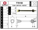 TRANSMISION DELANTERA DERECHA 1J0407271F 1J0407271F T78150 V1246
