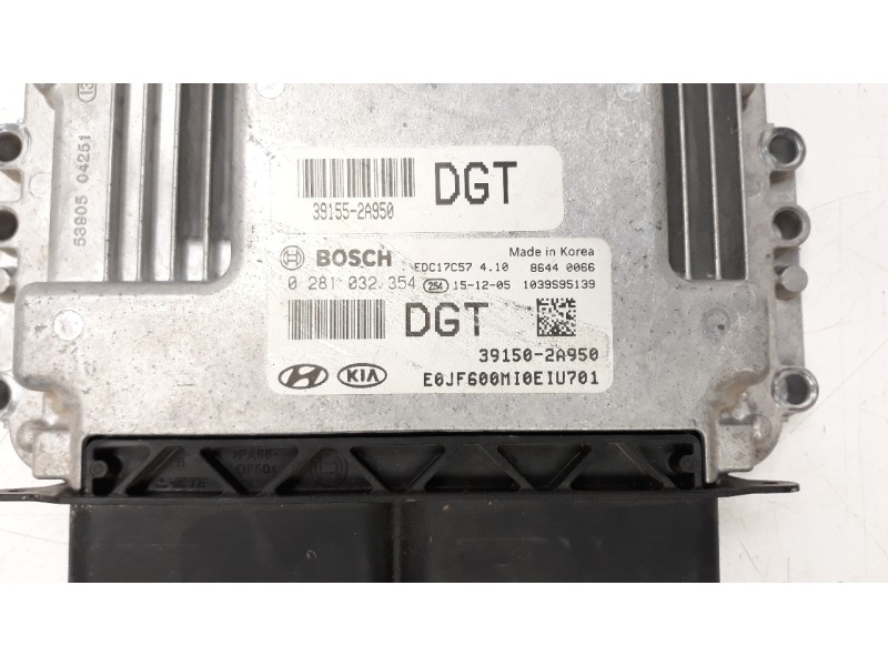 Recambio de centralita motor uce para kia optima 1.7 crdi cat referencia OEM IAM 391502A950 0281032354 