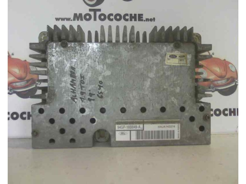 Recambio de centralita abs para seat alhambra (7v8) 1.9 tdi referencia OEM IAM 94GP18B849A  94AP18T806AA