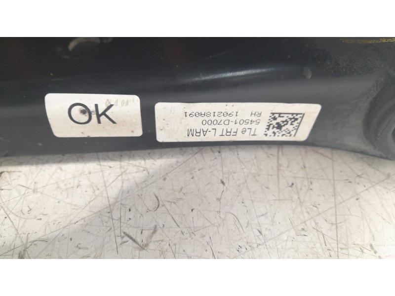 Recambio de brazo suspension delantero derecho para hyundai tucson kosmo 4wd referencia OEM IAM 54501D7000  