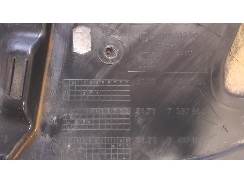 Recambio de paso rueda delantero izquierdo para mini countryman (f60) cooper s e all4 referencia OEM IAM 51717386955  