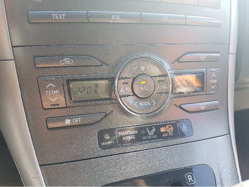 Recambio de mando climatizador para toyota auris luna referencia OEM IAM 5590002220B 7A17611001YXB 