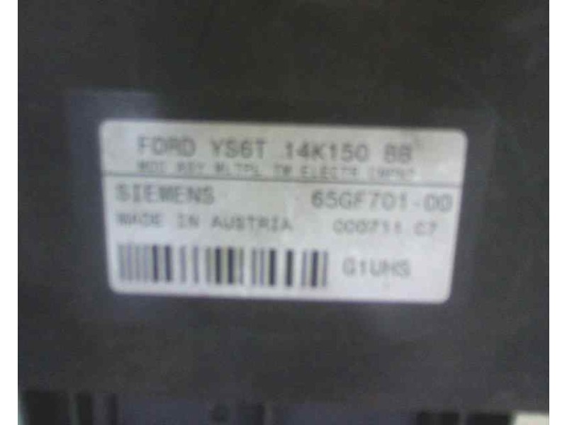 Recambio de modulo electronico para ford fiesta berlina 1.25 16v cat referencia OEM IAM YS6T14K150BB  