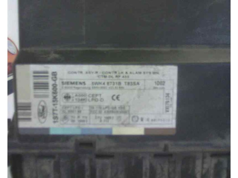 Recambio de centralita check control para ford mondeo berlina (ge) 2.0 16v di td cat referencia OEM IAM 1S7T15K600GB 5WK48731B 