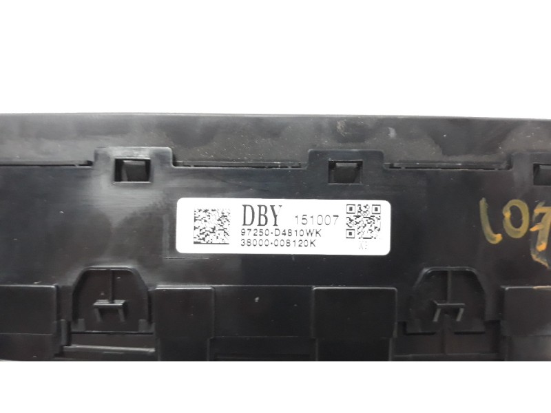 Recambio de mando climatizador para kia optima 1.7 crdi cat referencia OEM IAM 97250D4810WK  