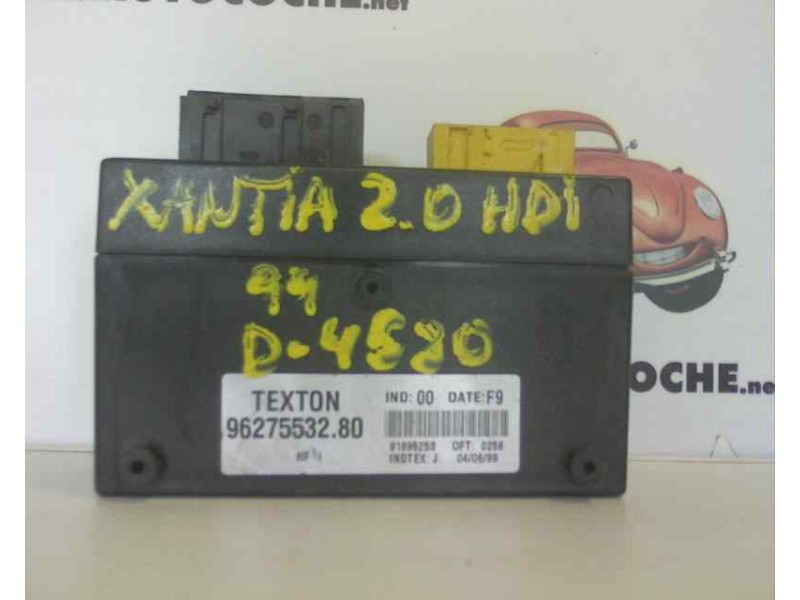 Recambio de centralita inmovilizador para citroen xantia berlina 2.0 hdi cat (rhy / dw10td) referencia OEM IAM 9627553280  
