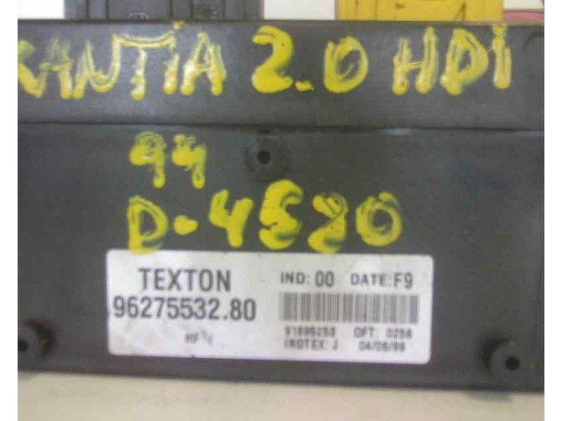Recambio de centralita inmovilizador para citroen xantia berlina 2.0 hdi cat (rhy / dw10td) referencia OEM IAM 9627553280  