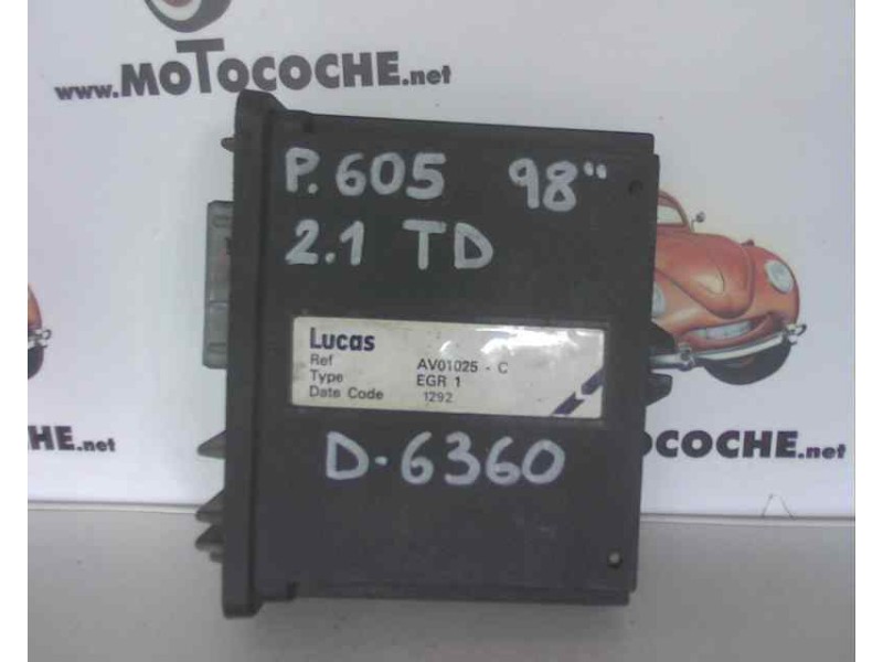 Recambio de modulo encendido para peugeot 605 2.1 turbodiesel referencia OEM IAM AV01025C AV01025C 